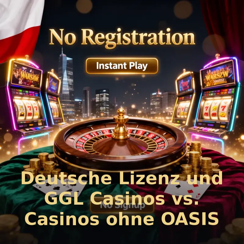 Deutsche Lizenz und GGL Casinos vs. Casinos ohne OASIS